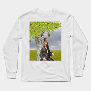 Isaac Newton Apple Tree Long Sleeve T-Shirt